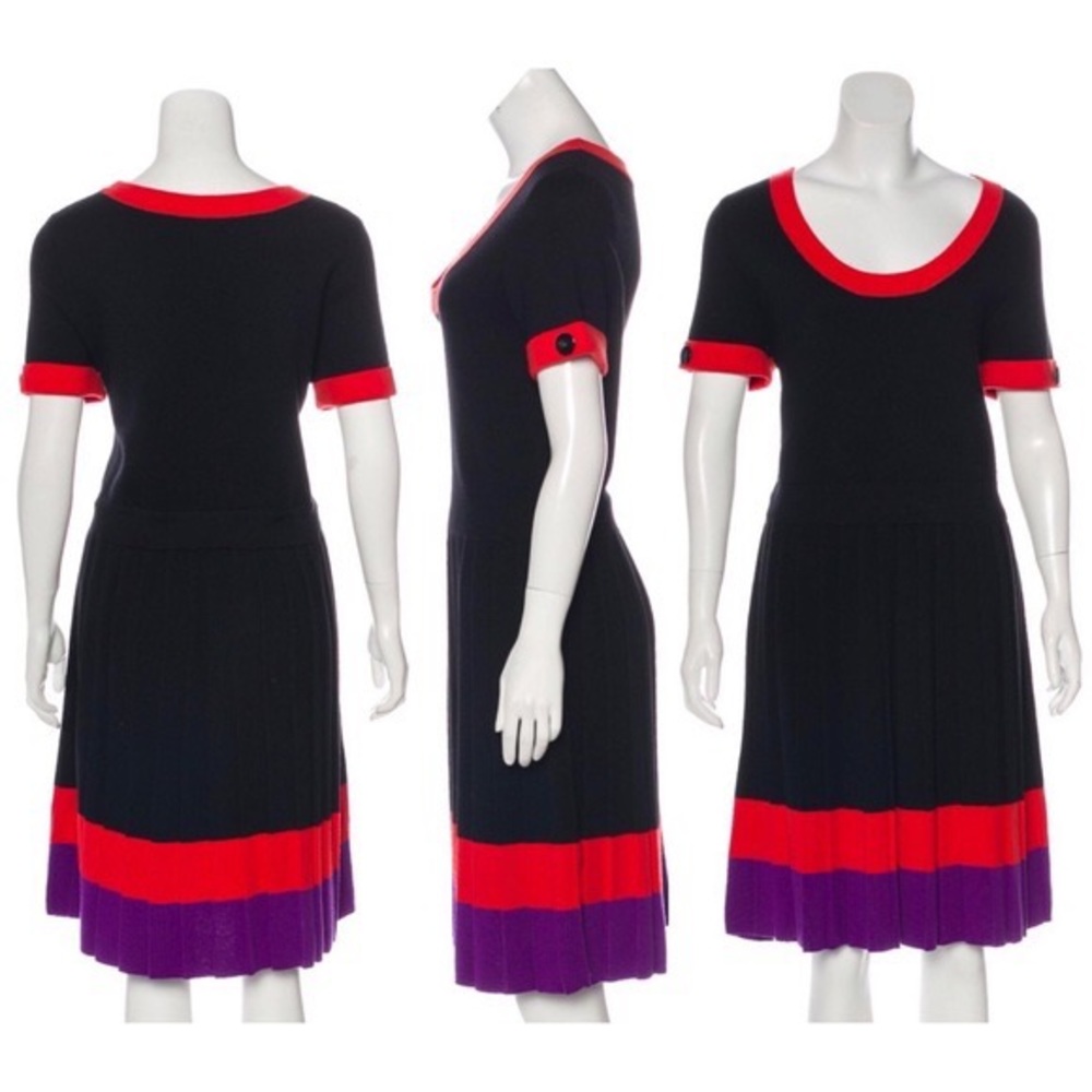 AMAZING Kate spade virgin wool pleated sweater dress.